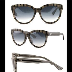Gucci Sunglasses - Cat Eye Gray Tortoise